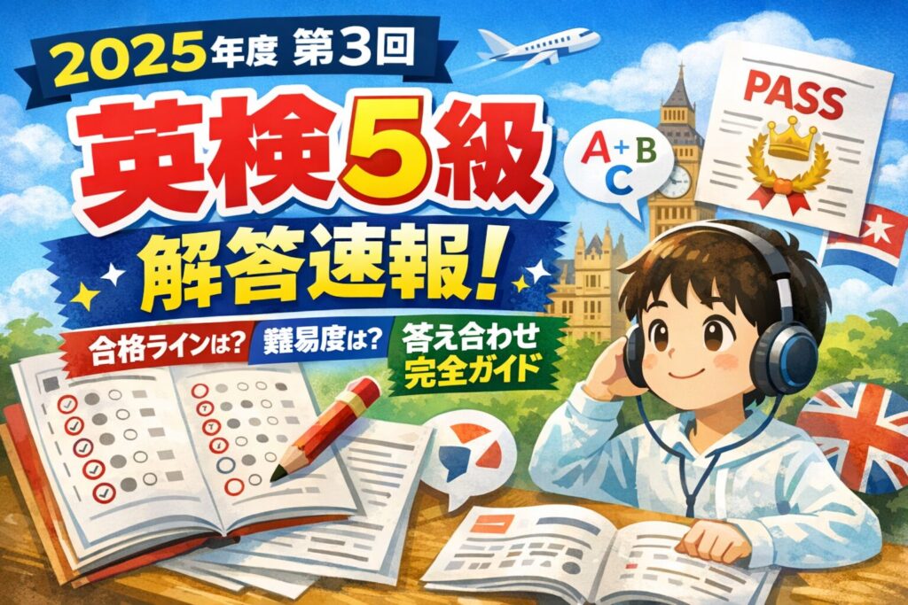 英検５級解答速報